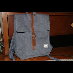 Herschel City Backpack in Blue Mirage Crosshatch